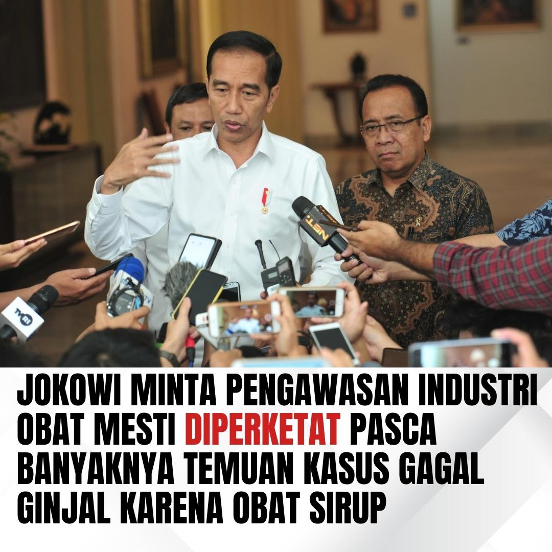 beritaind24's tweet photo. Jokowi minta pengawasan industri obat mesti di perketat!
WhatsApp | WA Down | Ini WA | Telegram | Michat | MIN YOONGI | 
#JalanKebangkitan #MAMA2022 https://t.co/UUbxE6X6C8