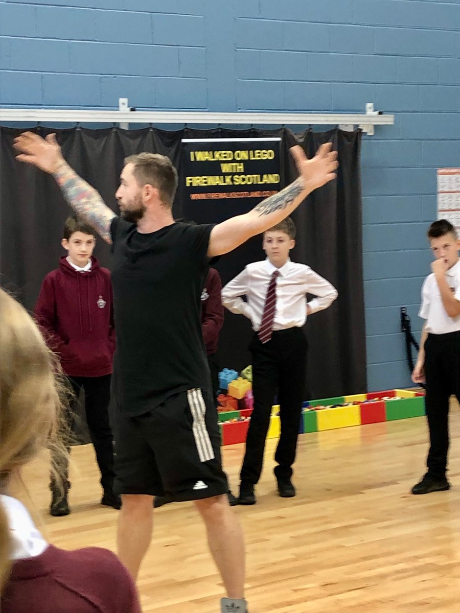 FirewalkScotla1's tweet photo. We loved piloting our new Lego Walk yesterday with @AlloaAcademy and @wellbeingscot building #resilience #confidence  and Lego unicorns. Thanks for having us. https://t.co/1jDCRnYAMH
