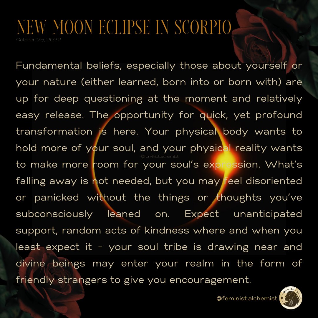 SamaraAlchemist's tweet image. Happy #NewMoon / #solareclipse in #Scorpio 🌑 🤎💫🤎🌑