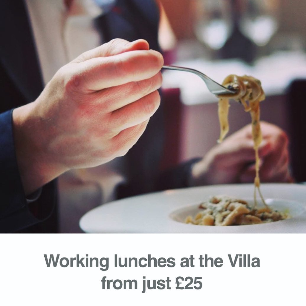 SET LUNCH AT THE VILLA 
Tue to Fri 12-3pm

2 courses £25
3 courses £30 
inc Tea/Coffe
#setlunch #specialoffer #westlondon #chiswick #brentford #bestitalianfood #corporatelunch #corporateevents #italianlunch #eatlocal #localbusiness #hammersmith #ealing #acton #heathrow #hounslow