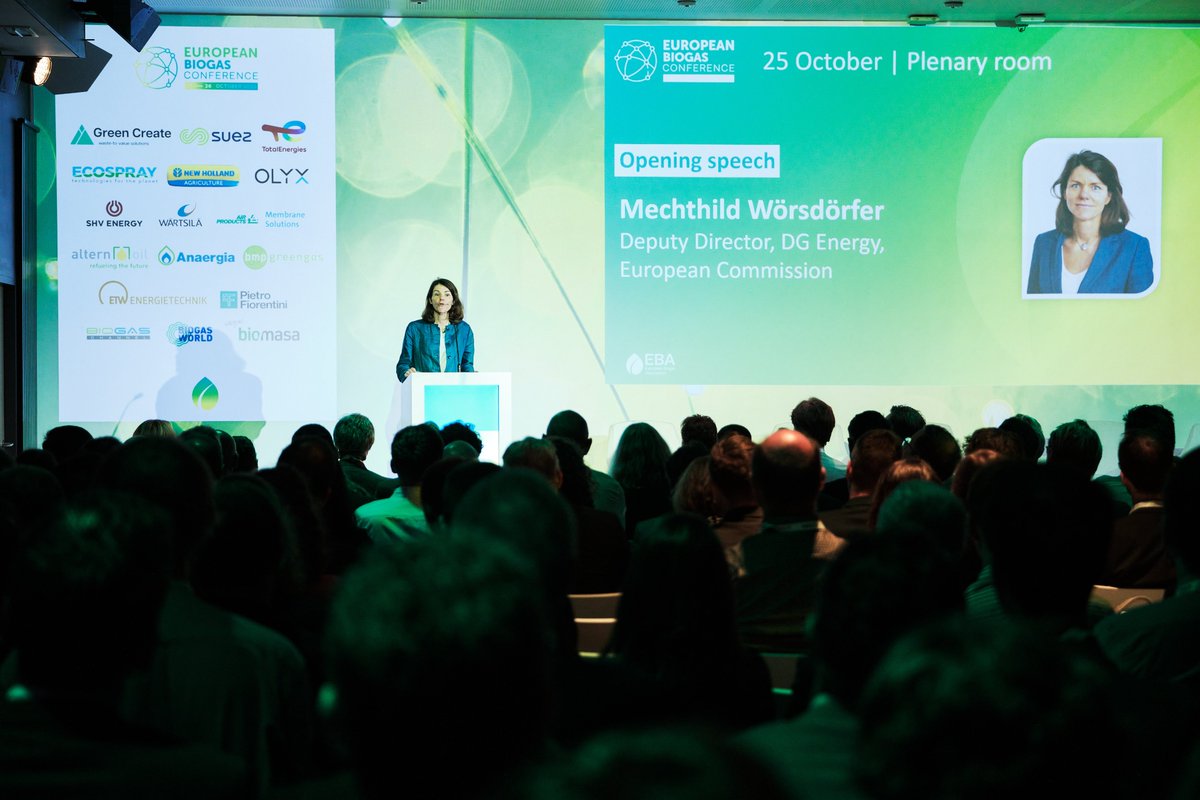 At #EBAConference2022, <a href="/MWorsdorfer/">筱宁</a> said: “The target of 35 bcm of #sustainable #biomethane production by 2030 is ambitious. But I am convinced that it can be achieved and can make a difference in the #energytransition.”