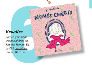 ✨"Nénés chéris" dans la sélection des sept indispensables pour se faire plaisir de <a href="/FeminaCh/">Femina</a> 🙏🙏
📚 "Nénés chéris" de <a href="/JenhayGoddess/">Jennifer Hayden</a> est une histoire des seins, une histoire de femme comme vous ne l’avez jamais lue ! #LaCiteGraphique @Lisez_officiel