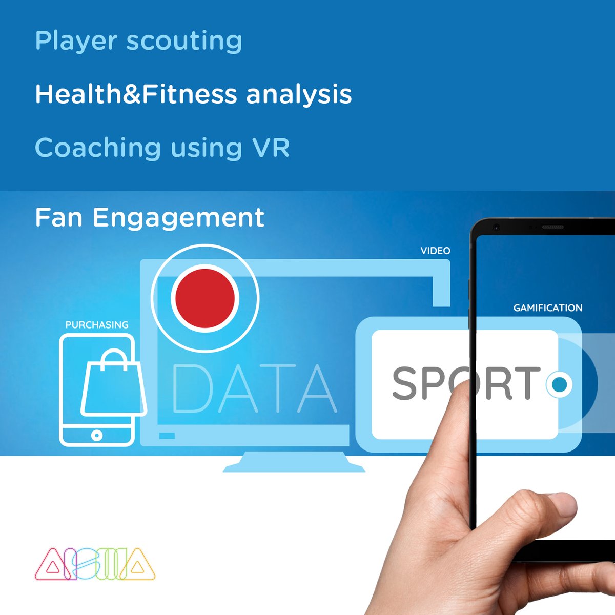 É possibile fare uso della potenza dei dati per organizzare meglio i team di lavoro, prevedere infortuni o scovare nuovi talenti. 🏀⚽️ Grazie all' innovativo prodotto inApp del nostro partner è possibile ricavare nuovi flussi di entrata attraverso il marketing, e dati arricchiti.