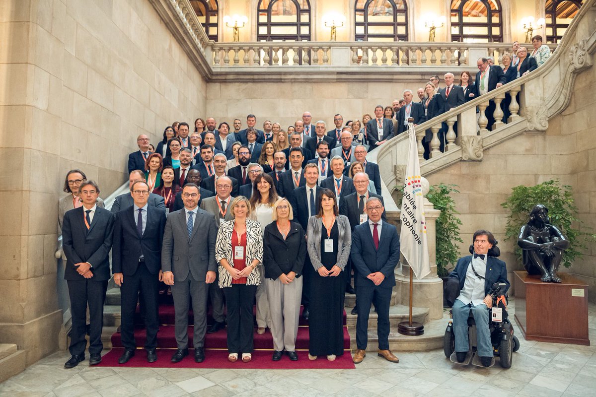 LeciFatmir's tweet photo. 🔴 Les parlements européens de la #francophonie de l’@APFfrancophonie se sont réunis à #Barcelone dans le @parlamentcat sur les droits fondamentaux des #parlementaires #34ARE 🔝🇪🇺 #Europe https://t.co/vdlpPLxBzf