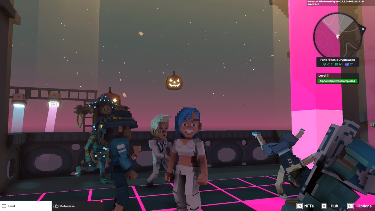 sixnan7's tweet photo. @TheSandboxGame I just participated in the Paris Hilton  #Cryptoween Event. Dancing in the Clock Tower check out my screenshot below!
🎃👇 https://t.co/MCMX1orfot
