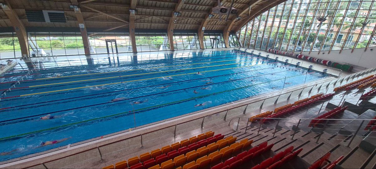 2MADEIRA's tweet photo. 2Madeira are pleased to welcome Orion Swimming Club for their Autumn Swimming Camp here in Madeira. Joining us from Birmingham in the United Kingdom, this team of talented young swimmers have chosen Funchal’s Olympic-sized Swimming Venue as their training centre for the next week https://t.co/181LBu1DJv