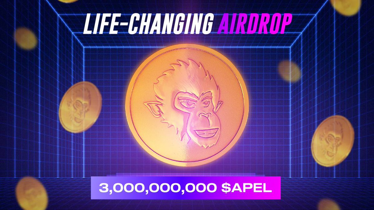 CryptoTownEU's tweet photo. 🚀 Airdrop: ApeSport Round 2
💰 Value: 500 Tokens (3000 Randomly)
👥 Referral:
       - Top 1 - 100: bonus 1000 $APEL per Participant
       - Top 101 - 900: bonus 500 $APEL per Participant

Talk with the Telegram Bot
https://t.co/M0UFCtiAOe

#Airdrop #Airdrops #Crypto https://t.co/5CPJsE3yY0