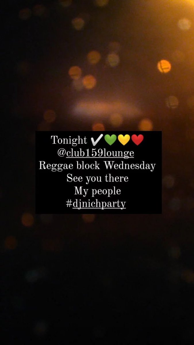 #djnichparty
Always a good time
Be good 😊