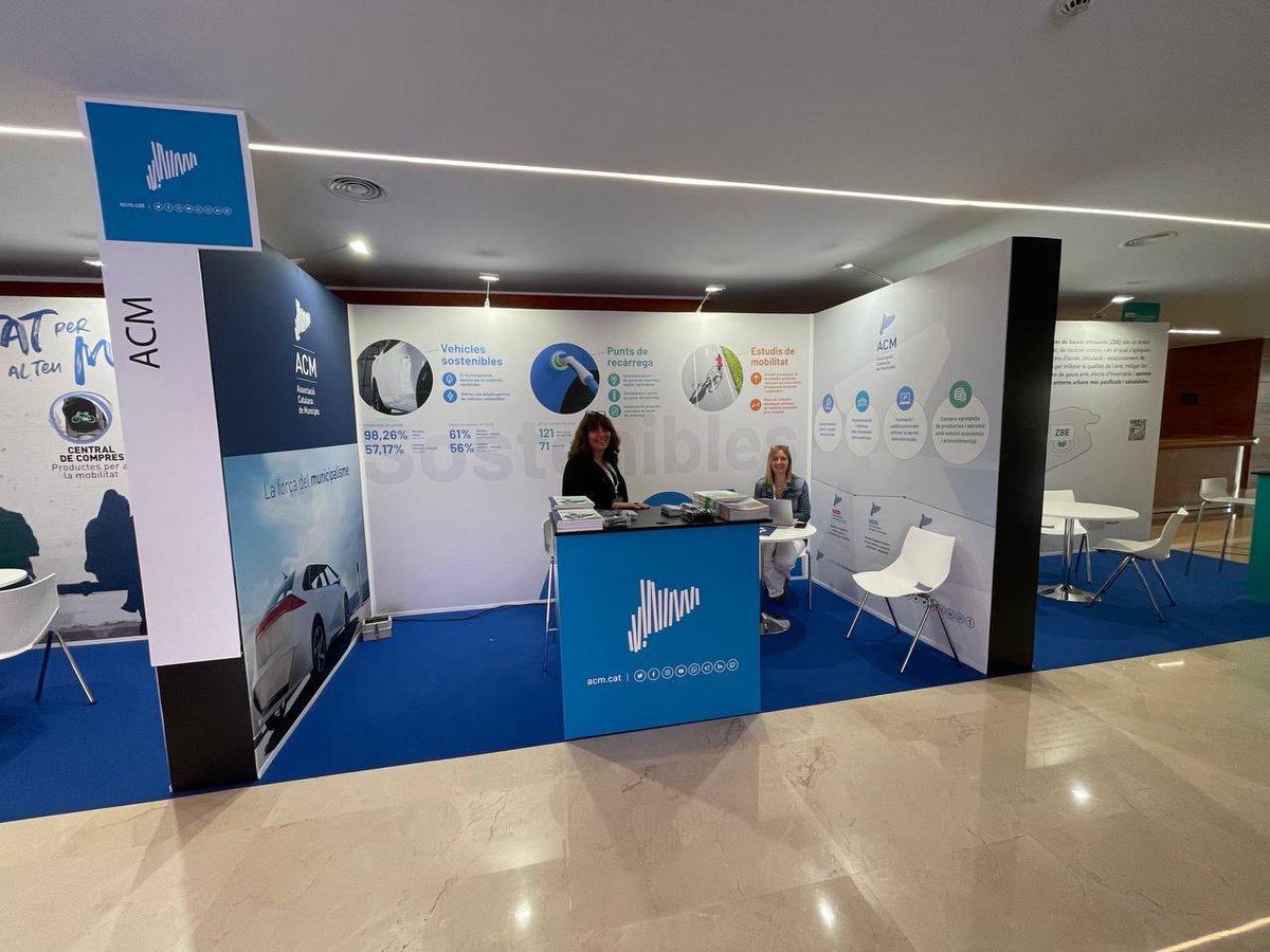 ACMunicipis's tweet photo. Avui i demà ens podreu trobar a l'#IMC22 a Sitges! Som coorganitzadors de l' @IMC_Congress. Ens hi trobareu amb un estand informatiu on donem a conèixer els serveis a disposició dels ens locals que potencien una mobilitat més sostenible als nostres municipis! https://t.co/3yx3xKc25n