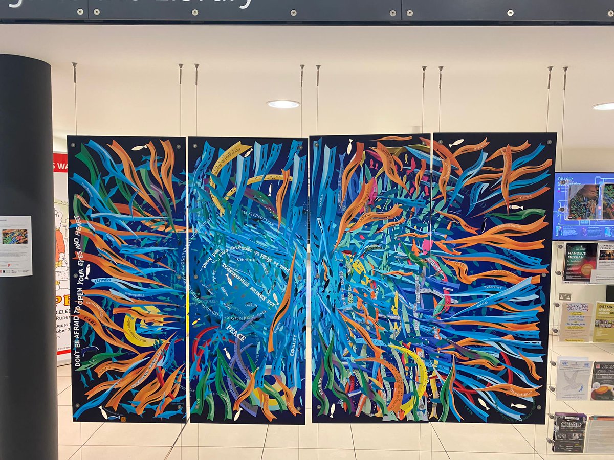 KRAN &amp; <a href="/people_united/">UNITED People Power UK</a> celebrated the opening of Sea of the Unseeable. This collaborative artwork, made by young refugees and asylum seekers living in Kent and artist Jamshid Maylanchi, was unveiled at <a href="/The_Beaney/">The Beaney</a> in Canterbury on Friday. It will remain there until April next year