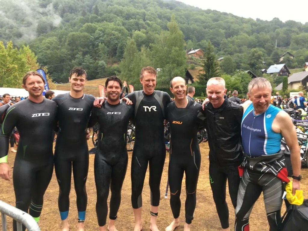 Nick came for a consultation in February, following surgery to repair a ruptured Achilles.

Our physio did an assessment and tackled any issues with a programme.

In July, Nick completed a triathlon without pain or worry!

Another happy customer 😀

#physio