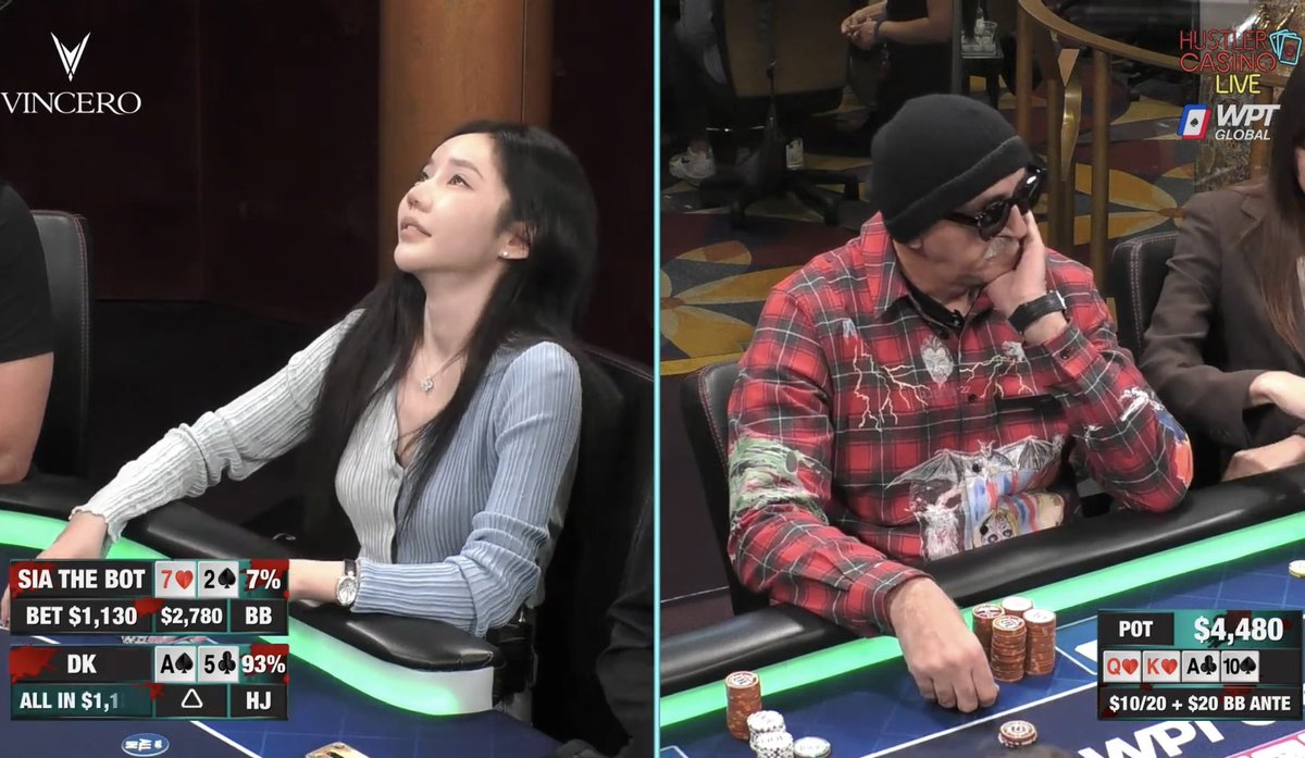 The face of BOT’s 7 high all in get called🤖