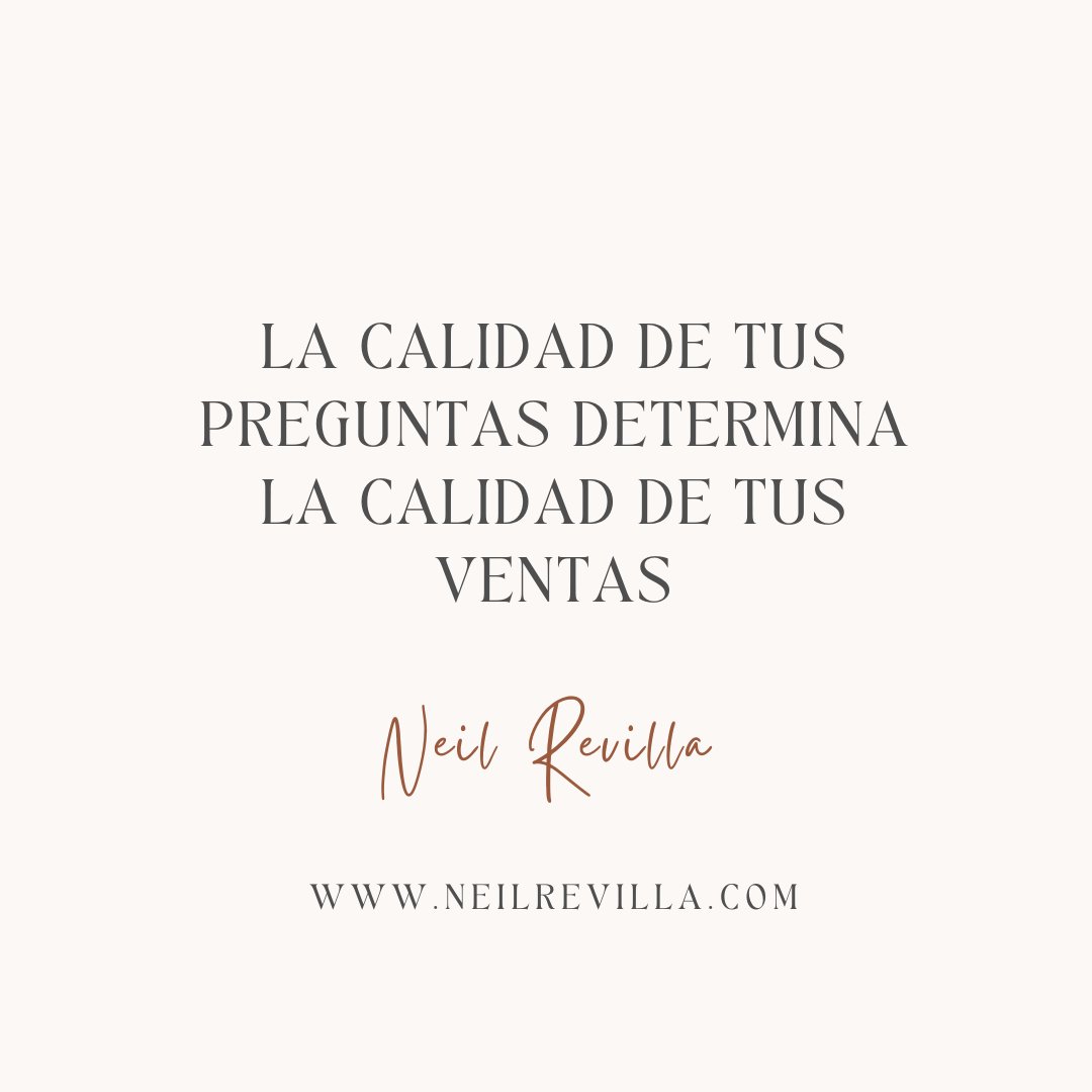 💥 El que hace preguntas guía la conversación, aquí te explico cuáles son las preguntas para cerrar ventas: neilrevilla.com/tecnica-infali…