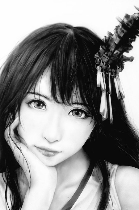 扶桑と金剛
(アナログ画)
やっぱり写実画はモノクロも映えるね!

#モノクロにするとカッコ良く見える魔法がかかる
#艦これ 