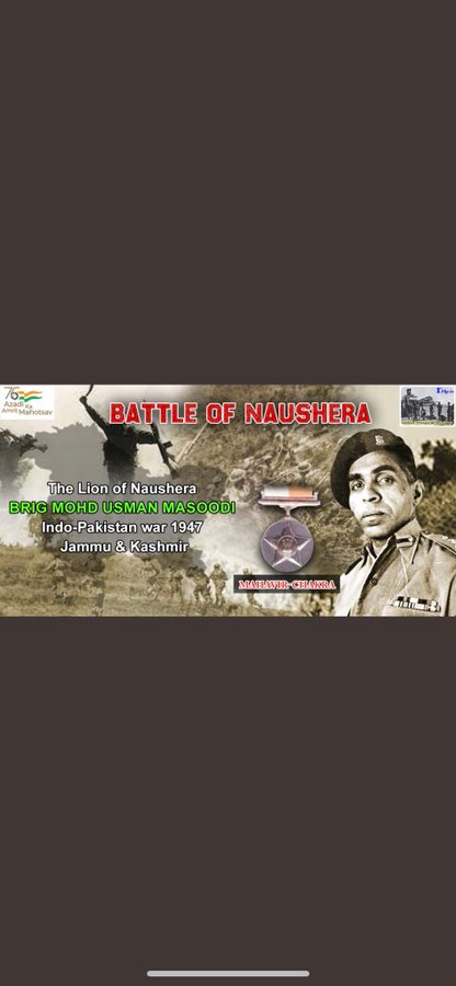 Harpree02146392's tweet photo. In Oct 1947, PakArmy disguised as tribal raiders unilaterally broke the Agreement and invaded Kashmir and looted the State till the Indian army came to the rescue. 
#ShauryaDiwas
#TheShauryaDiwas https://t.co/6kwEDnjvZi