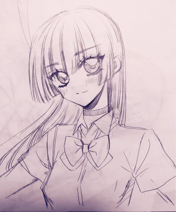 2人はSSの礼央と未知瑠です。描きやすいのは未知瑠、礼央はいがいと難しい 