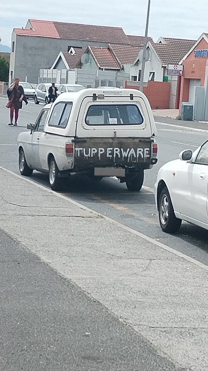A Tupperware bakkie?