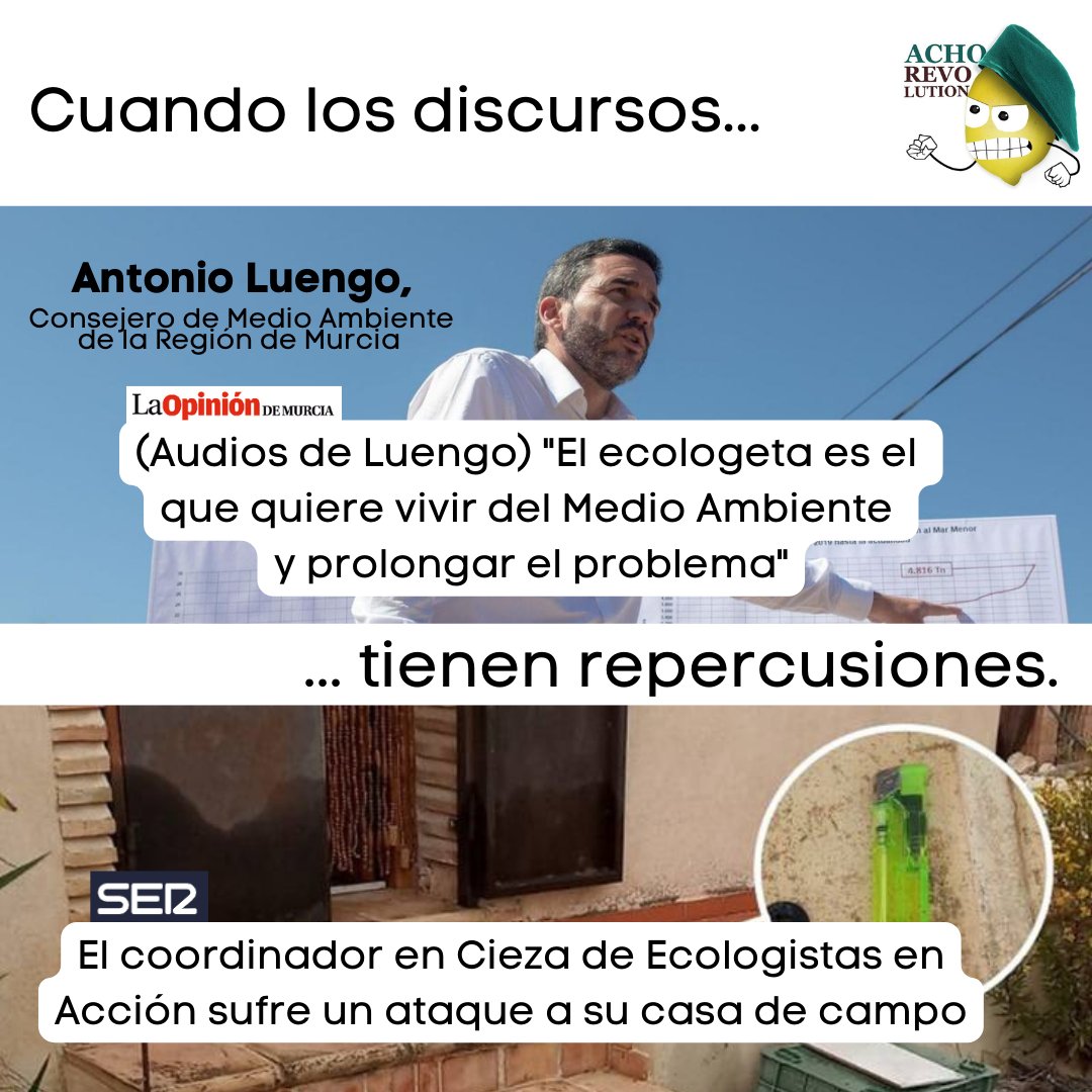 AchoRevolution's tweet photo. Cuando los discursos del odio tiene sus consecuencias REALES y ponen en peligro la vida de PERSONAS 🤬

¡MENOS CACIQUISMO Y MÁS ECOLOGISMO!💚 https://t.co/1FXboW6XkO
