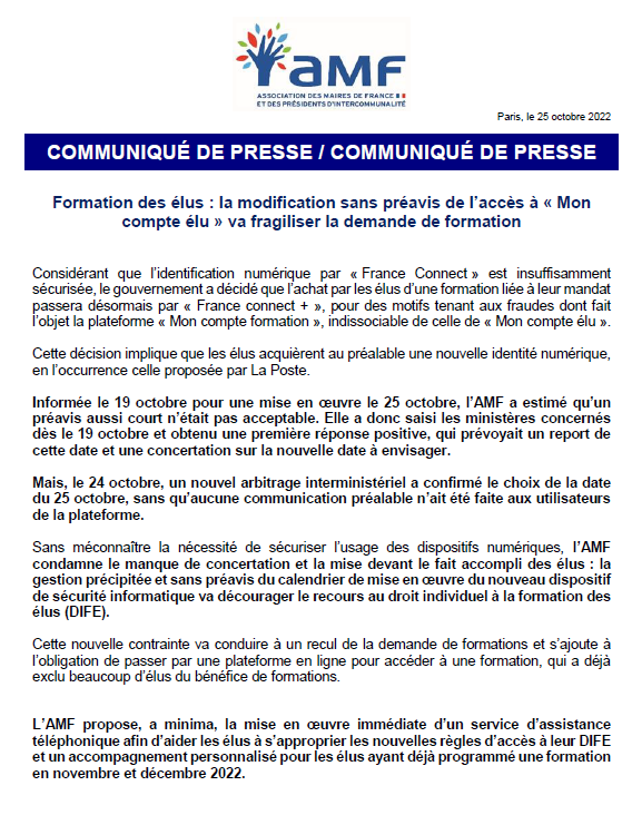 AMF | Association des maires de France tweet media