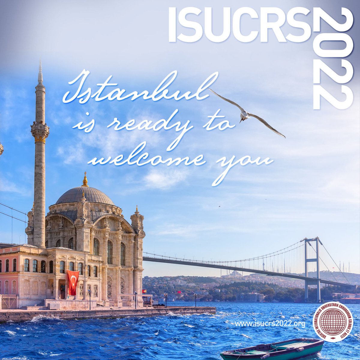 İstanbul is ready to welcome you! #isucrs #isucrs2022 #isucrsistanbul