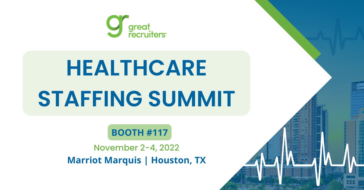 Great Recruiters will be at <a href="/SIAnalysts/">SIA Global</a>'s Healthcare Staffing Summit! Will you be there?

Come check out booth #117 to learn more about how to become a Top Rated Healthcare Staffing Firm. 

November 2nd - November 4th!