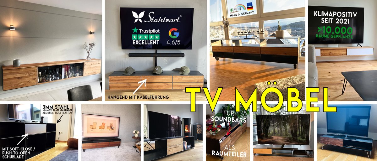 StahlzartDesign's tweet photo. Entdecke außergewöhnliche TV Möbel von Stahlzart in Weiß, Schwarz aus Metall &amp; Holz: Perfektes Design für Ihr Wohnzimmer erfüllt alles, was Ihr Hifi-Entertainment Herz begehrt.

https://t.co/pOEsbaIk8O

#stahlzart #tvmoebel #lowboard #rack #schrank #sideboard #modern #design https://t.co/nrUaLwjE3j