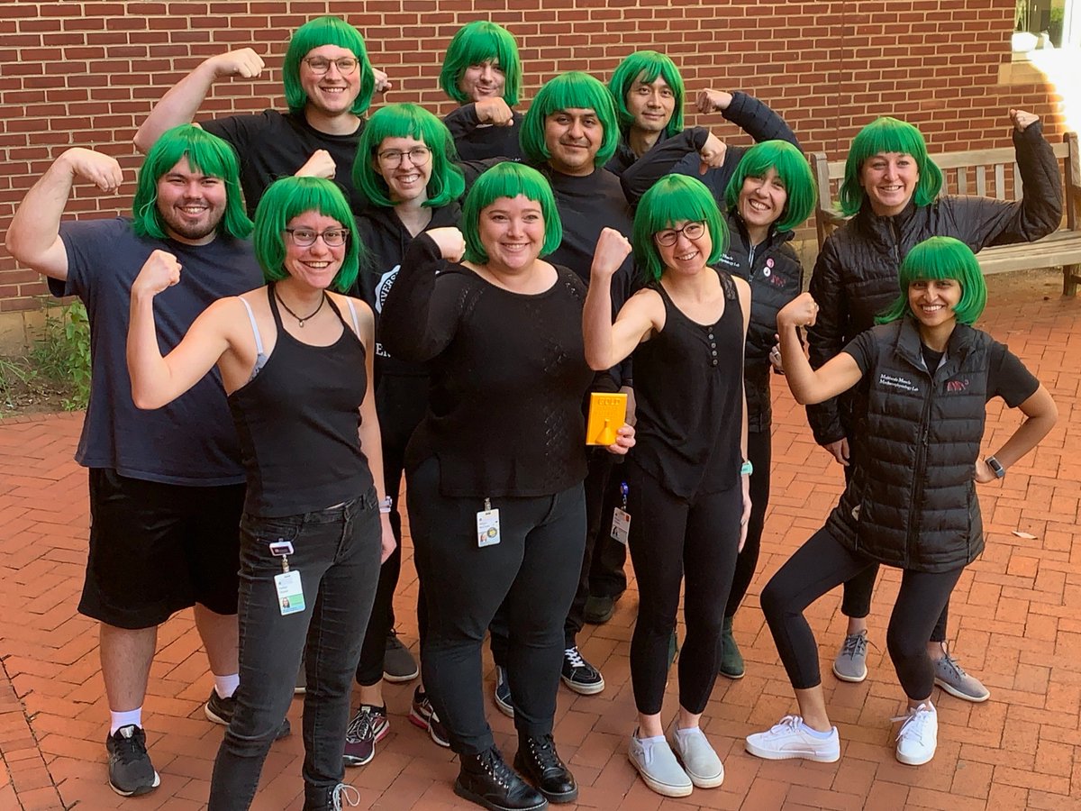 sustainableuva's tweet photo. The @UvaM3Lab got really into the spirit of things celebrating their GOLD #UVAGreenLabs certification! Congratulations to this hardworking team for their leadership in lab sustainability🏅

@UVABME #LabTuesdays #SustainableLabs https://t.co/vNfWTgYrpF