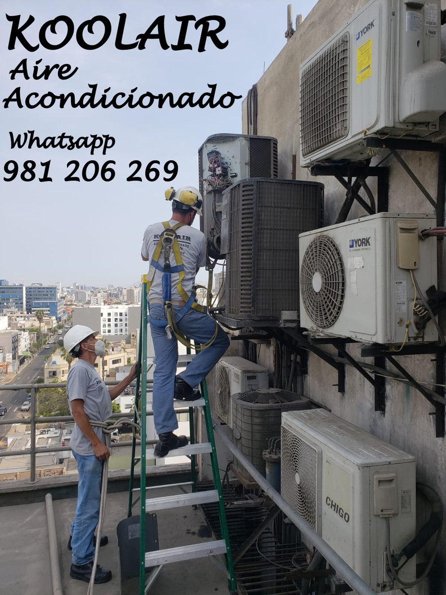 Ya llega el Verano, es tiempo de preparar sus equipos de aire acondicionado, hacer mantenimiento para un trabajo mas eficiente y ahorro de energia.  Servicio Tecnico : 981 206 269