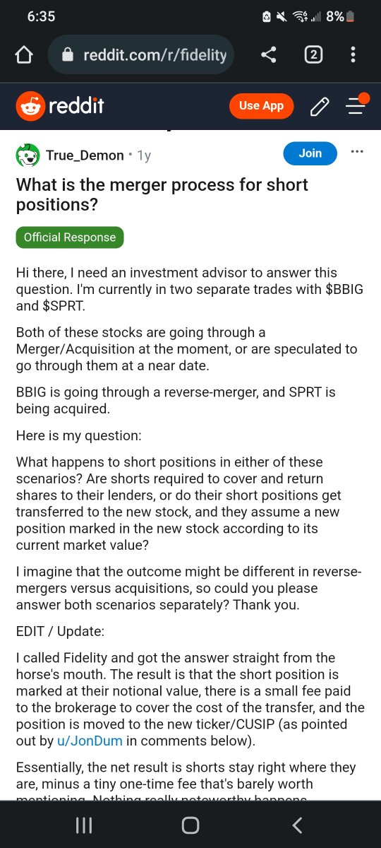 Christalball93's tweet photo. What happens to #NakedShort positions when a merger is completed? The FTDs come due at the time of the merger! Maybe this is AA's plan. Remember he has hinted at Mergers and Acquisitions many times... #AMC https://t.co/FjN4WLuFlM