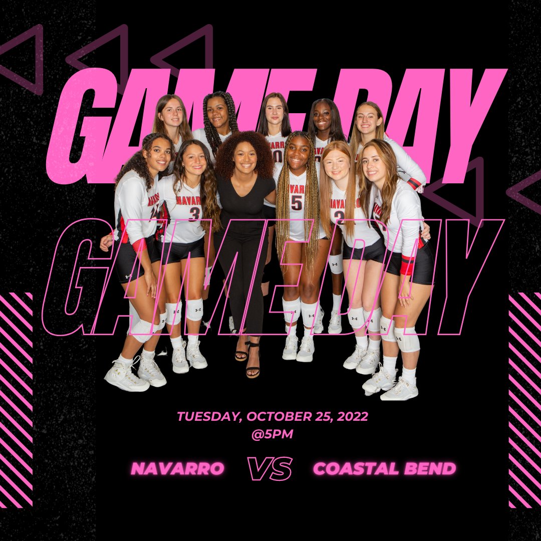 Navarro_VB's tweet photo. Bulldogs and Cougars Tonight! 

🆚 Coastal Bend
📍 SEC | Corsicana, TX
🕗 5 p.m.

#itsagreatday2beabulldog #NJCAAVB #NCAAWVB https://t.co/5J6qELBUNx
