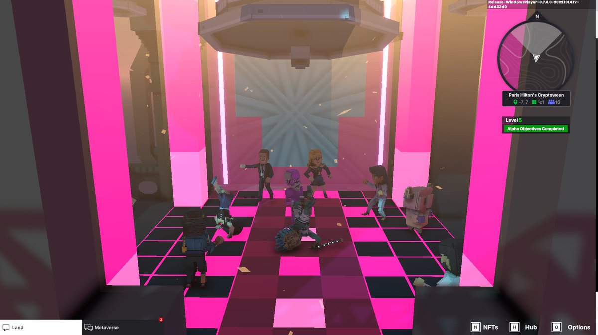 LikeriZ's tweet photo. @TheSandboxGame I just participated in the Paris Hilton  #Cryptoween Event. Dancing in the Clock Tower check out my screenshot below!
🎃👇 https://t.co/618jyyDLbU