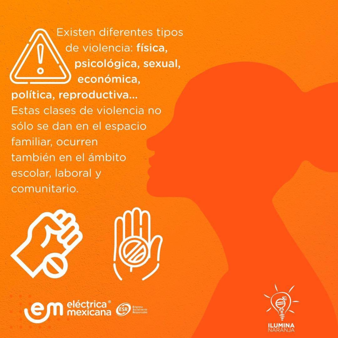 Por una sociedad libre de violencia contra las mujeres y niñas. 

#DíaNaranja