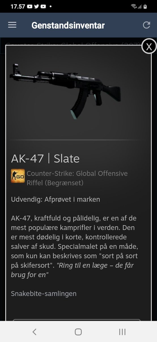 MartinFalk14's tweet photo. Giveaway Giveaway Giveaway 

1 ak47 slate witt navi holo on 
Float 0.1692 💯🔥

To inter:
Tell me Watt new sticker's you like most from Rio championship 2022 
And Retweet ✅

I rool it in 8 days (GL) 🥳 https://t.co/AXT8rsYWBX