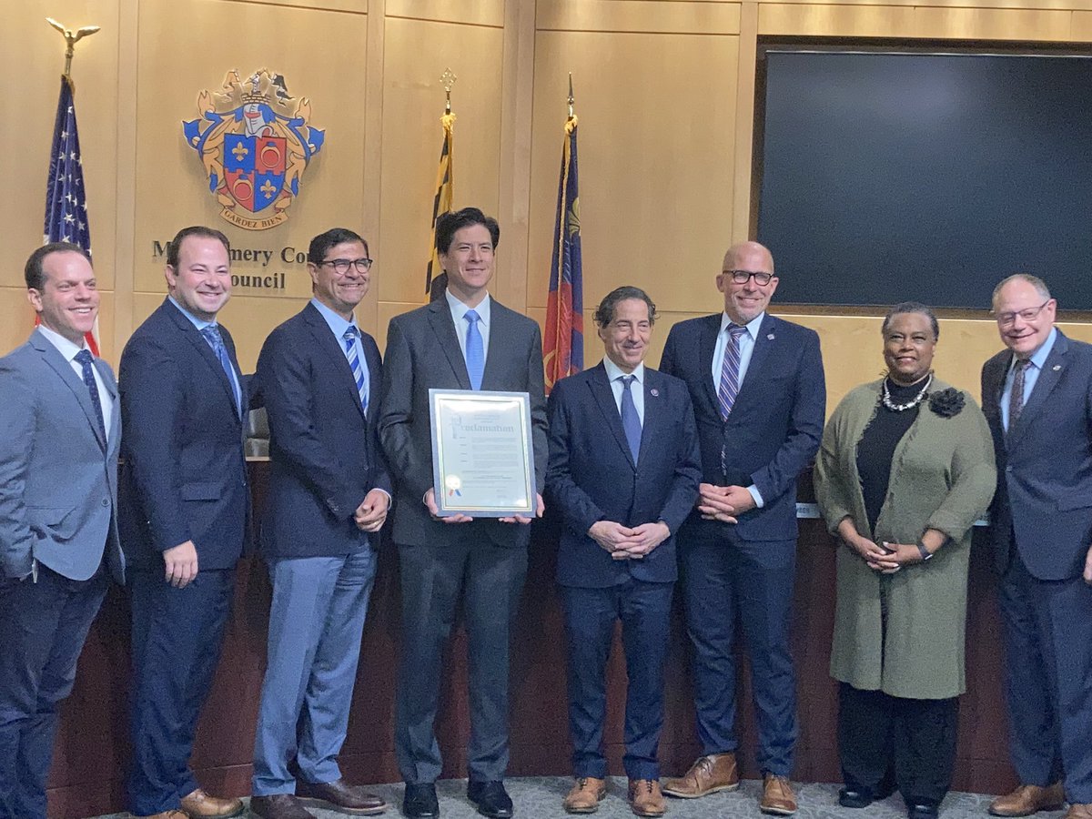 MoCoCouncilMD's tweet photo. Council President @albornoz_gabe was joined by members of @USCPSC to celebrate the agency’s 50th anniversary, including Chair @HoehnSaricCPSC.
@RepRaskin also attended and gave some remarks.
Here’s a glimpse of the proclamation presentation today! #CPSC50 https://t.co/q1BmEBeUlK