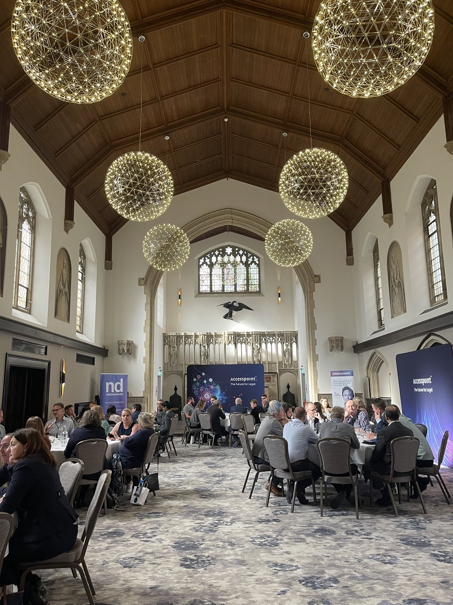 Lunch in this beautiful venue 😍 We’ve had an incredible day so far with talks discussing the P4W user forum, legal portals and document and case management. This afternoon we’ll discuss the client journey and our visions and roadmaps for the future #APInnovatorsForum