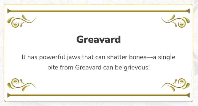 New ghost dog Pokemon's name is Greavard and he's apparently not a fire type! The artwork is really nice 