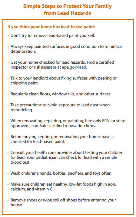 Does your house have lead-based paint?🏠
#DYK many homes built before 1978 contain lead-based paint on both interior and exterior walls? When lead-based paint gets old, it can start to peel, chip, or crack and become a hazard. #LeadFreeKids #NLPPW2022 

epa.gov/lead/protect-y…