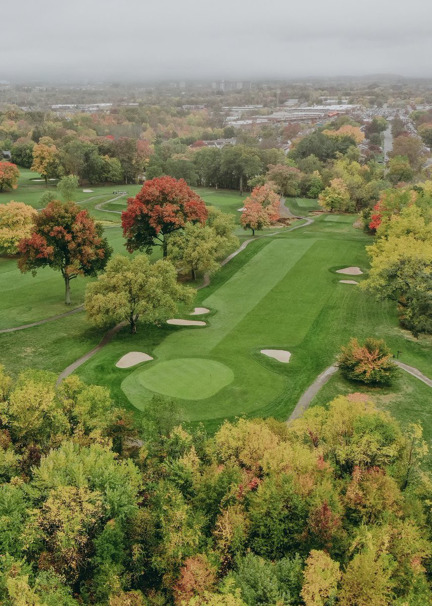 Scenes from a misty fall morning <a href="/JeffersonGolfPA/">Jeffersonville GC</a>