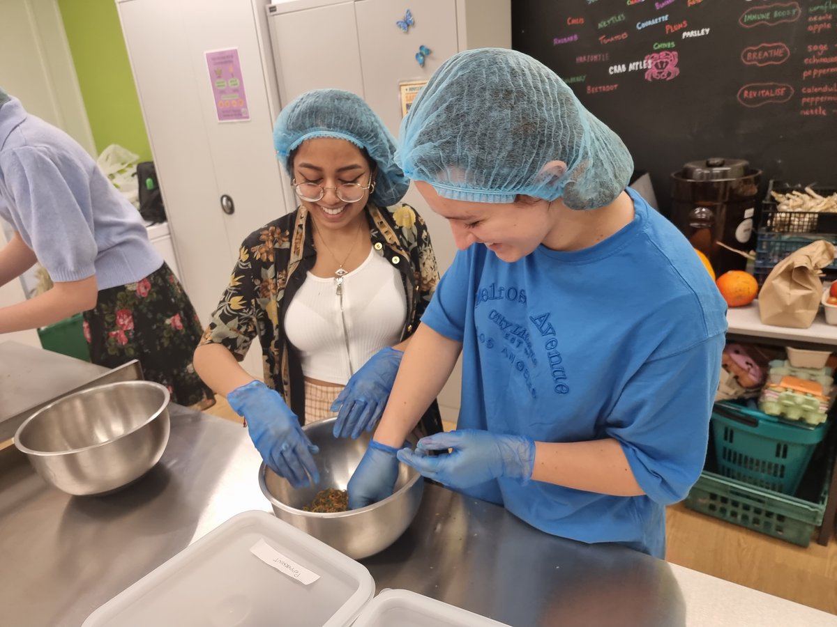 Growhampton (@growhampton) on Twitter photo Volunteers busy blending herbal teas using campus-grown herbs and flowers.
<a href="/RoehamptonSU/">Roehampton SU</a> <a href="/RoehamptonEdu/">Roehampton Education</a> <a href="/UoR_LifeScience/">UR Life and Health Sciences</a> <a href="/RoeSupport/">Student Wellbeing</a> <a href="/RoehamptonUni/">Uni of Roehampton</a> <a href="/sportroehampton/">Sport and Active Communities</a> <a href="/sosukcharity/">Students Organising for Sustainability🌍</a>
#herbalmedicine #tea #ThisIsOurJam #growyourown #wellbeing #herbaltea #skillsforlife #foodeducation Volunteers busy blending herbal teas using campus-grown herbs and flowers.
<a href="/RoehamptonSU/">Roehampton SU</a> <a href="/RoehamptonEdu/">Roehampton Education</a> <a href="/UoR_LifeScience/">UR Life and Health Sciences</a> <a href="/RoeSupport/">Student Wellbeing</a> <a href="/RoehamptonUni/">Uni of Roehampton</a> <a href="/sportroehampton/">Sport and Active Communities</a> <a href="/sosukcharity/">Students Organising for Sustainability🌍</a>
#herbalmedicine #tea #ThisIsOurJam #growyourown #wellbeing #herbaltea #skillsforlife #foodeducation