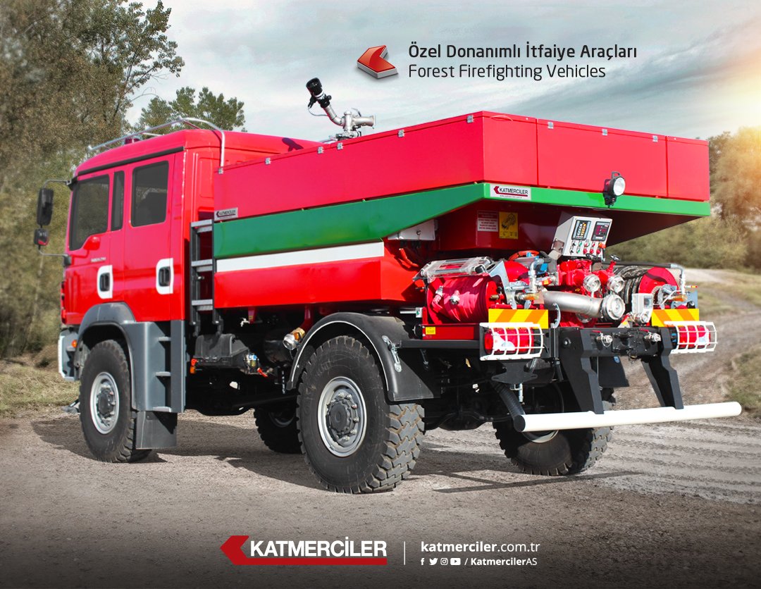 KatmercilerAS's tweet photo. Özel Donanımlı İtfaiye Aracı / Forestry Fire Truck
#Katmerciler #itfaiyearaçları #itfaiye #yangınsöndürme #ormanitfaiye #forestfiretruck #forestfire #firetruck #firefightingvehicles #firefighter #firedepartmant #firedept #fire #firefighting #forest #forestry #firerescue #4x4 https://t.co/bhbYb331nn