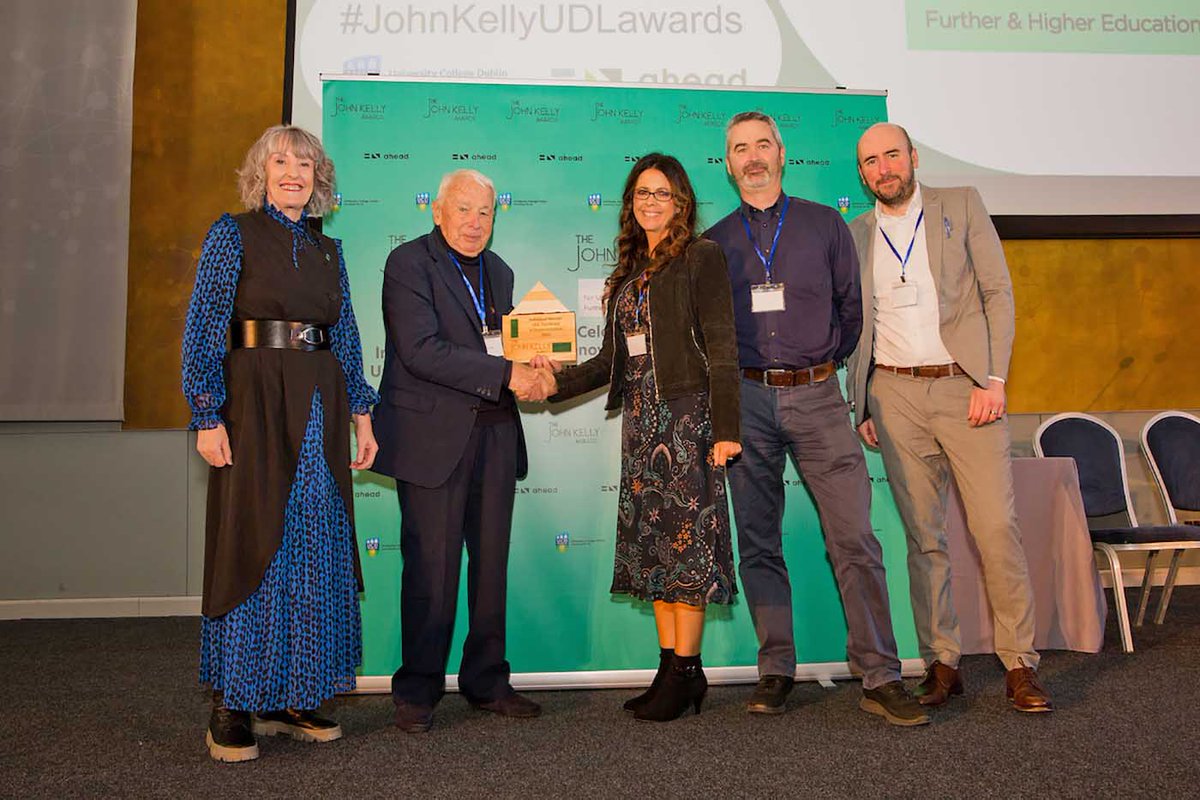 DkIT_ie's tweet photo. Dr Anita Byrne, @DkIT_ie Midwifery lecturer was recently awarded The John Kelly Award for Universal Design in Further and Higher Education for delivering a more inclusive learning experience for her students. Full story: https://t.co/tzWw6HWydW
#universaldesign #UDLframework https://t.co/shKEQSPnLF
