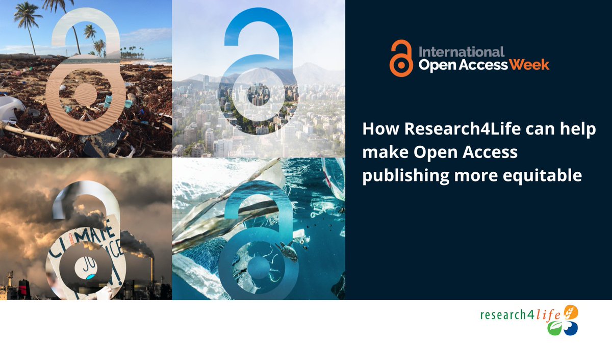 R4LPartnership's tweet photo. As Research4Life users seek to increase their publication output, obstacles to OA publishing include lack of #APCs funds or understanding of the OA publishing process.

Watch this webinar about how R4L can help make #OA more equitable.

➡️🎥https://t.co/wMi2NdiU2p https://t.co/zu6EMrR7ej