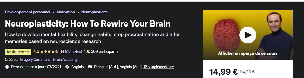 oussama_bahadou's tweet photo. @TheSensitiveMa1 Here's a Best selling book in udemy (Neuroplasticity: How to rewire your brain) that cost 14,99$ 
I ONLY OFFER it (FULL COURSE) for 5$ If you are interested dm me https://t.co/74F0T6OgbC