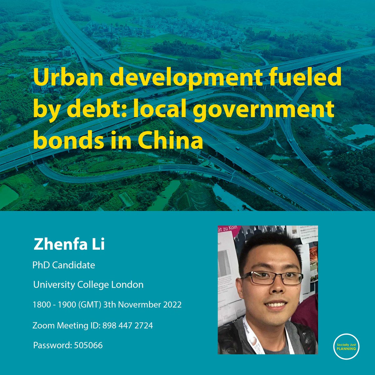 Ready for our next seminar? Next 3th of November via zoom! Get your free tickets here: eventbrite.com/e/urban-develo….  <a href="/UCL_BSP/">The Bartlett School of Planning</a> <a href="/dpu_ucl/">The Bartlett Development Planning Unit (DPU)</a> <a href="/TheBartlettUCL/">The Bartlett</a> #planning #china #urbandevelopment #localgovernment <a href="/ucl/">UCL</a>