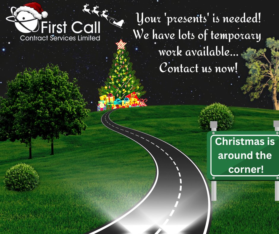 We have lots of work available, with shift patterns to fit in with your personal lifestyle🎄

Start your journey with us today👇
firstcallcontractservices.co.uk

#jobs #recruiting #immediatestart