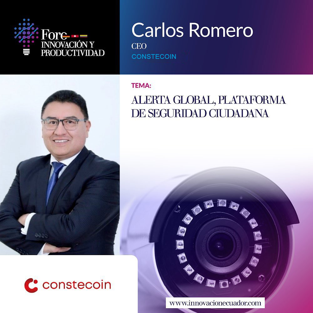constecoin's tweet photo. #CONSTECOIN es parte del FORO INTERNACIONAL DE INNOVACIÓN Y PRODUCTIVIDAD que contará con la exposición del Ing. Carlos Romero, con el tema ALERTA GLOBAL, PLATAFORMA DE SEGURIDAD CIUDADANA. 

#AHKEcuador #UdlaPark #udla #quito #ecuador #partnerworldwide https://t.co/nUtW2pWmgW