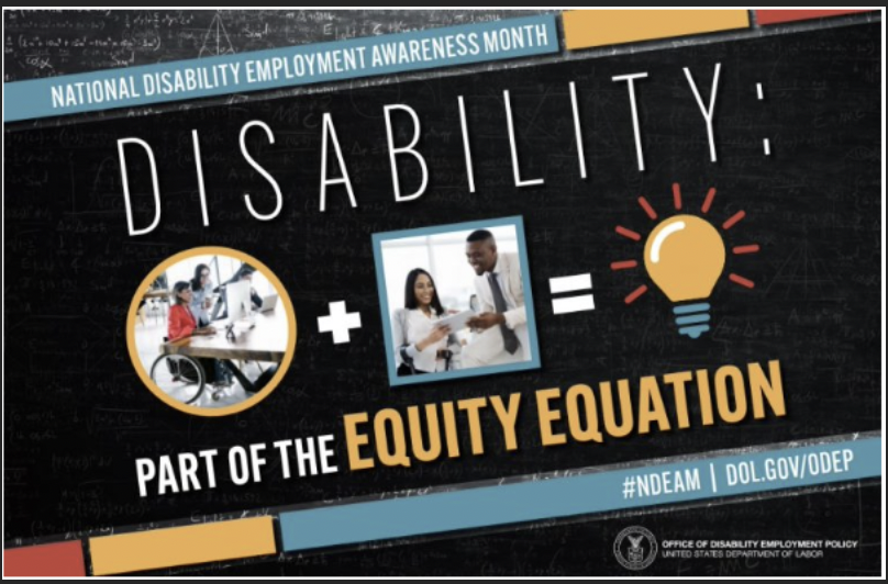 EmoryStafCouncl's tweet photo. October is National Disability Awareness Month.

Celebrate the many and varied contributions of America's workers with disabilities. https://t.co/caPp1HPrnc