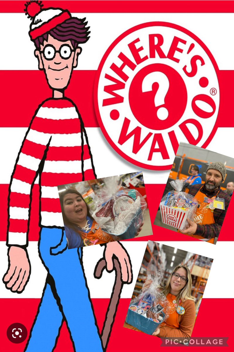 Shannon, Joey and Kaitlyn were the top Where’s Waldo winners from our game yesterday. #mwoct2022 #spiritweek2022 #whereswaldo #red #white #stripes