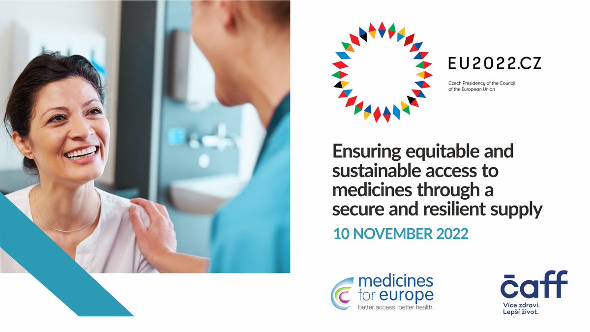 medicinesforEU's tweet photo. 🔵 Affordability 
🔵 Sustainability 
🔵 Accessibility 

These are three of the benefits that #offpatent medicines provide healthcare systems with. 

To discover the future of #access, register for our upcoming event 

@EU2022_CZ @CAFF_eu
https://t.co/4oQk2goWbr https://t.co/uXj8O79yNH