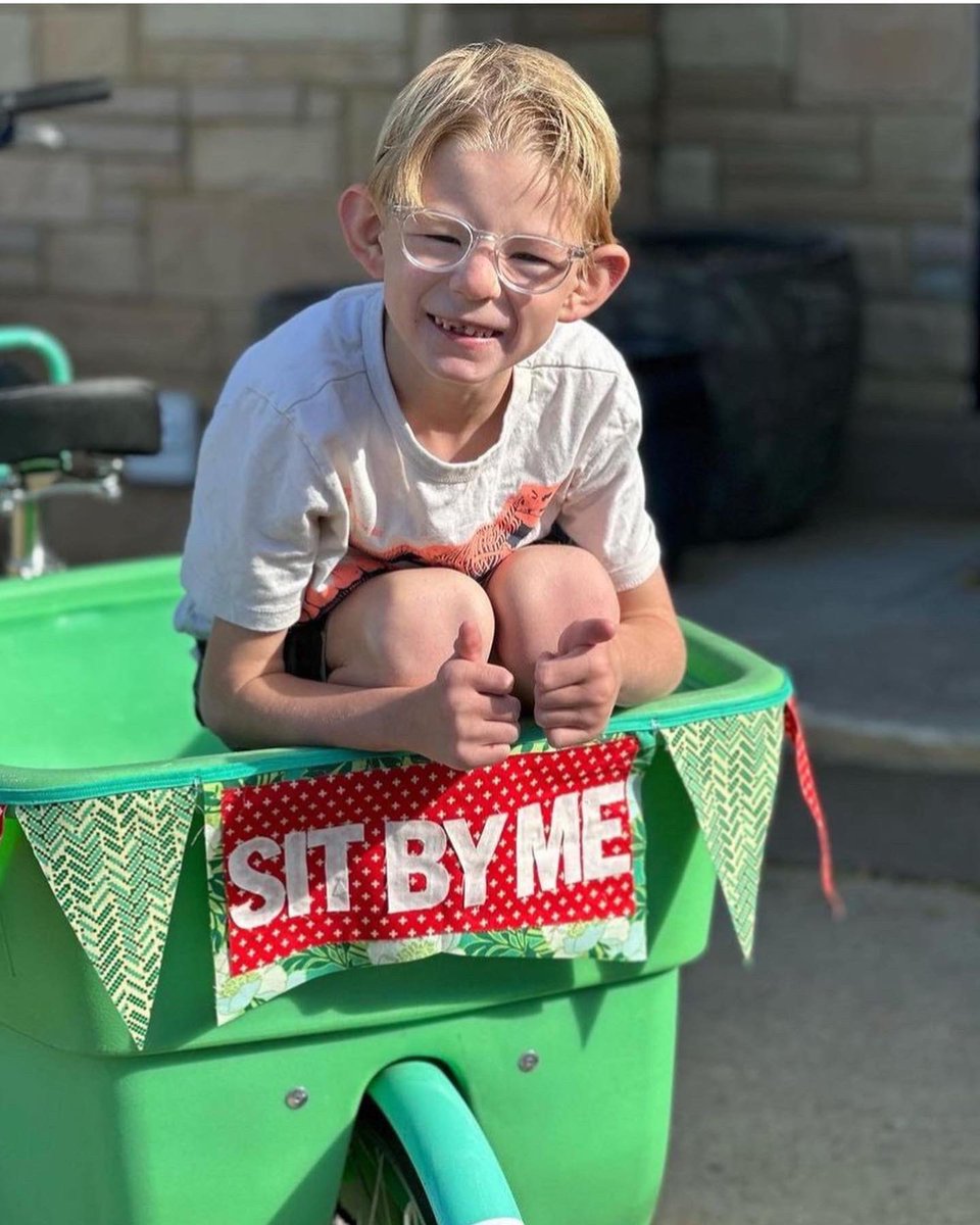 madsencycles's tweet image. “This is Will! Defying the odds, Will has grown to a sturdy 6 years old and this little one brings his fare share of excitement 😅. Three of his favorite things are people, books and rides in The Madsen bike 🙌🏼. We absolutely L😍VE this bike” #specialneedsmadsen